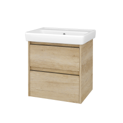 Dreja - Skrinka pod umývadlo BONO SZZ2 60 (umývadlo Q) - D15 Nebraska / Úchytka T33 - čierna mat / D15 Nebraska (758844J)