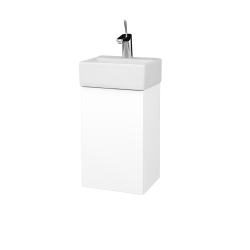 Dreja - Skrinka pod umývadlo HOST SZD 35 - M01 Biela mat / Bez úchytky T31 / M01 Biela mat / Levé (516925D)