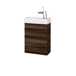 Dreja - Skrinka pod umývadlo HOST SZD 40 - D06 Orech / Bez úchytky T31 / D06 Orech / Levé (518202D)