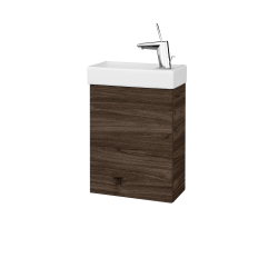 Dreja - Skrinka pod umývadlo HOST SZD 40 - D25 Teak / Bez úchytky T31 / D25 Teak / Levé (518097D)