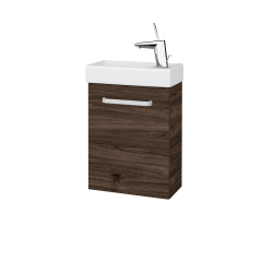 Dreja - Skrinka pod umývadlo HOST SZD 40 - D25 Teak / Úchytka T01 / D25 Teak / Levé (518097AL)