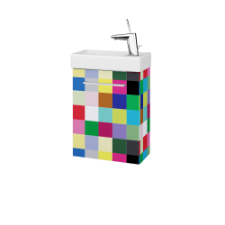 Dreja - Skrinka pod umývadlo HOST SZD 40 - IND Individual / Úchytka T04 / IND Individual / Levé (518059E)