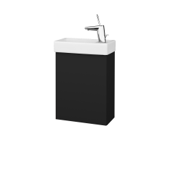 Dreja - Skrinka pod umývadlo HOST SZD 40 - L03 Antracit vysoký lesk / Úchytka T00 / L03 Antracit vysoký lesk / Levé (518042XL)
