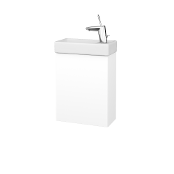 Dreja - Skrinka pod umývadlo HOST SZD 40 - M01 Biela mat / Úchytka T00 / M01 Biela mat / Levé (518011XL)