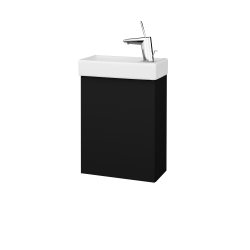 Dreja - Skrinka pod umývadlo HOST SZD 40 - N03 Graphite / Bez úchytky T31 / N03 Graphite / Levé (517946D)