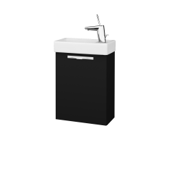 Dreja - Skrinka pod umývadlo HOST SZD 40 - N03 Graphite / Úchytka T09 / N03 Graphite / Pravé (518561KP)
