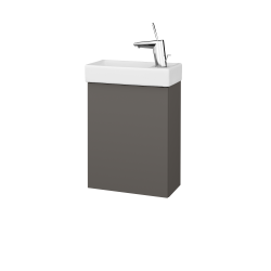 Dreja - Skrinka pod umývadlo HOST SZD 40 - N06 Lava / Bez úchytky T31 / N06 Lava / Levé (517939D)