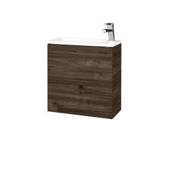 Dreja - Skrinka pod umývadlo HOST SZD 50 - D25 Teak / Bez úchytky T31 / D25 Teak / Levé (515522D)