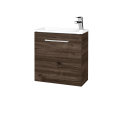 Dreja - Skrinka pod umývadlo HOST SZD 50 - D25 Teak / Úchytka T04 / D25 Teak / Levé (515522E)