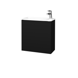 Dreja - Skrinka pod umývadlo HOST SZD 50 - N03 Graphite / Bez úchytky T31 / N03 Graphite / Pravé (516574DP)