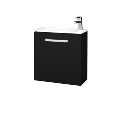 Dreja - Skrinka pod umývadlo HOST SZD 50 - N03 Graphite / Úchytka T01 / N03 Graphite / Pravé (516574AP)