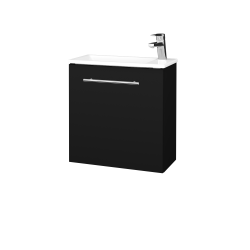 Dreja - Skrinka pod umývadlo HOST SZD 50 - N03 Graphite / Úchytka T02 / N03 Graphite / Pravé (516574BP)