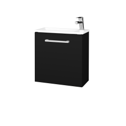 Dreja - Skrinka pod umývadlo HOST SZD 50 - N03 Graphite / Úchytka T03 / N03 Graphite / Pravé (516574CP)