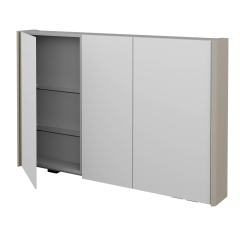 Dreja - Trojdverová galérka ENZO GA3OE 120 - L04 Béžová vysoký lesk (59586)