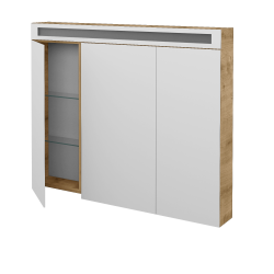 Dreja - Trojdverová zrkadlová skrinka AIR GA3OE 100 - D09 Arlington (143725)