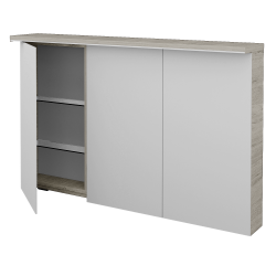 Dreja - Trojdverová zrkadlová skrinka ASTON GA3OE 120 - D05 Oregon (135485)