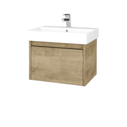 Dreja - Umývadloá skrinka BONO SZZ 60 (umývadlo Glance) umývadlo Glance - D09 Arlington / Úchytka T33 - čierna mat / D09 Arlington (277390J)