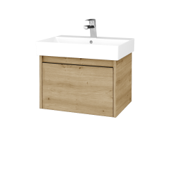 Dreja - Umývadloá skrinka BONO SZZ 60 (umývadlo Glance) umývadlo Glance - D22 Karamel / Úchytka T33 - čierna mat / D22 Karamel (449193J)