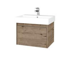 Dreja - Umývadloá skrinka BONO SZZ 60 (umývadlo Glance) umývadlo Glance - D23 Herkules / Úchytka T34 - nerez / D23 Herkules (449186K)