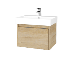 Dreja - Umývadloá skrinka BONO SZZ 60 (umývadlo Glance) umývadlo Glance - D29 Honey / Úchytka T34 - nerez / D29 Honey (315317K)