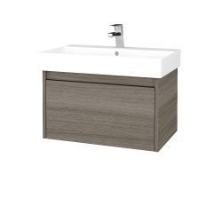 Dreja - Umývadloá skrinka BONO SZZ 70 (umývadlo Glance) umývadlo Glance - D03 Cafe / Úchytka T33 - čierna mat / D03 Cafe (277475J)