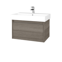 Dreja - Umývadloá skrinka BONO SZZ 70 (umývadlo Glance) umývadlo Glance - D03 Cafe / Úchytka T34 - nerez / D03 Cafe (277475K)