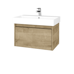 Dreja - Umývadloá skrinka BONO SZZ 70 (umývadlo Glance) umývadlo Glance - D09 Arlington / Úchytka T33 - čierna mat / D09 Arlington (277482J)