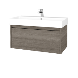 Dreja - Umývadloá skrinka BONO SZZ 85 (umývadlo Glance) umývadlo Glance - D03 Cafe / Úchytka T33 - čierna mat / D03 Cafe (277567J)