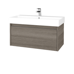 Dreja - Umývadloá skrinka BONO SZZ 85 (umývadlo Glance) umývadlo Glance - D03 Cafe / Úchytka T34 - nerez / D03 Cafe (277567K)