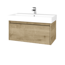 Dreja - Umývadloá skrinka BONO SZZ 85 (umývadlo Glance) umývadlo Glance - D09 Arlington / Úchytka T33 - čierna mat / D09 Arlington (277574J)