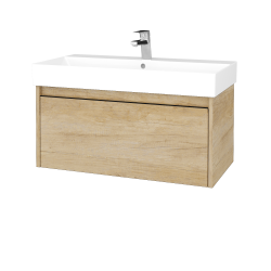 Dreja - Umývadloá skrinka BONO SZZ 85 (umývadlo Glance) umývadlo Glance - D15 Nebraska / Úchytka T33 - čierna mat / D15 Nebraska (277581J)