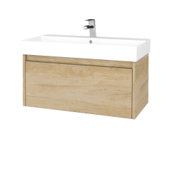 Dreja - Umývadloá skrinka BONO SZZ 85 (umývadlo Glance) umývadlo Glance - D15 Nebraska / Úchytka T34 - nerez / D15 Nebraska (277581K)