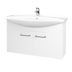 Dreja - Umývadlová skriňa TAKE IT SZD2 105 - N01 Biela lesk / Úchytka T03 / N01 Biela lesk (133610C)