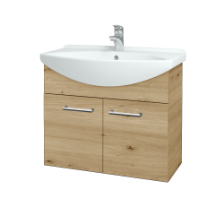 Dreja - Umývadlová skriňa TAKE IT SZD2 75 - D22 Karamel / Úchytka T03 / D22 Karamel (422301C)