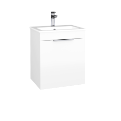 Dreja - Umývadlová skrinka BENEFIT SZD 50 (umývadlo Altero) - N01 Biela lesk / Úchytka T05 / N01 Biela lesk / Pravé (403614FP)