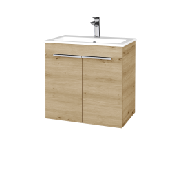 Dreja - Umývadlová skrinka BENEFIT SZD2 60 (umývadlo Altero) - D22 Karamel / Úchytka T05 / D22 Karamel (533120F)