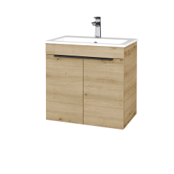 Dreja - Umývadlová skrinka BENEFIT SZD2 60 (umývadlo Altero) - D22 Karamel / Úchytka T07 / D22 Karamel (533120I)