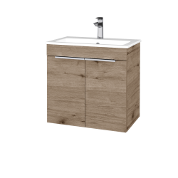 Dreja - Umývadlová skrinka BENEFIT SZD2 60 (umývadlo Altero) - D23 Herkules / Úchytka T05 / D23 Herkules (533113F)