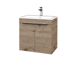 Dreja - Umývadlová skrinka BENEFIT SZD2 60 (umývadlo Altero) - D23 Herkules / Úchytka T07 / D23 Herkules (533113I)