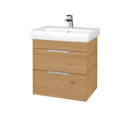 Dreja - Umývadlová skrinka BENEFIT SZZ2 60 (umývadlo Q) - D22 Karamel / Úchytka T05 / D22 Karamel (341091F)