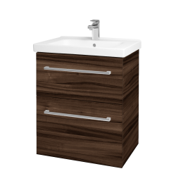 Dreja - Umývadlová skrinka BIG INN SZZ2 65 - D06 Orech / Úchytka T03 / D06 Orech (133030C)