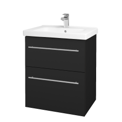 Dreja - Umývadlová skrinka BIG INN SZZ2 65 - L03 Antracit vysoký lesk / Úchytka T02 / L03 Antracit vysoký lesk (121792B)