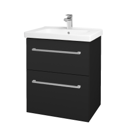 Dreja - Umývadlová skrinka BIG INN SZZ2 65 - L03 Antracit vysoký lesk / Úchytka T03 / L03 Antracit vysoký lesk (121792C)