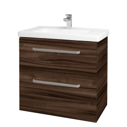 Dreja - Umývadlová skrinka BIG INN SZZ2 80 - D06 Orech / Úchytka T01 / D06 Orech (133092A)