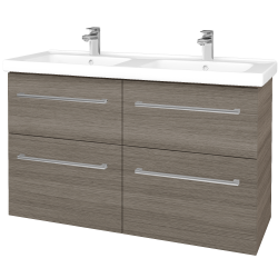 Dreja - Umývadlová skrinka BIG INN SZZ4 125 - D03 Cafe / Úchytka T03 / D03 Cafe (27653C)