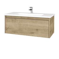 Dreja - Umývadlová skrinka BONO SZZ 100 (umývadlo Euphoria) - D09 Arlington / Úchytka T34 - nerez / D09 Arlington (203719K)