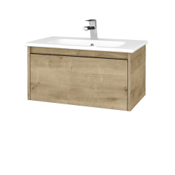 Dreja - Umývadlová skrinka BONO SZZ 80 (umývadlo Euphoria) - D09 Arlington / Úchytka T33 - čierna mat / D09 Arlington (203535J)