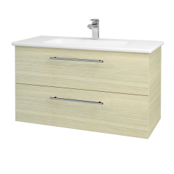Dreja - Umývadlová skrinka GIO SZZ2 100 - D04 Dub / Úchytka T02 / D04 Dub (130657B)