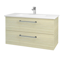 Dreja - Umývadlová skrinka GIO SZZ2 100 - D04 Dub / Úchytka T03 / D04 Dub (130657C)