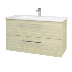 Dreja - Umývadlová skrinka GIO SZZ2 100 - D04 Dub / Úchytka T04 / D04 Dub (130657E)